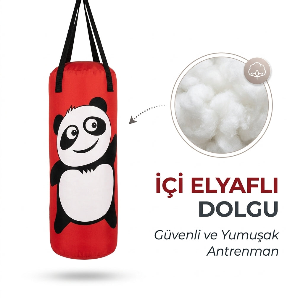 Elyaf Dolgulu Çocuk Boks Torbası