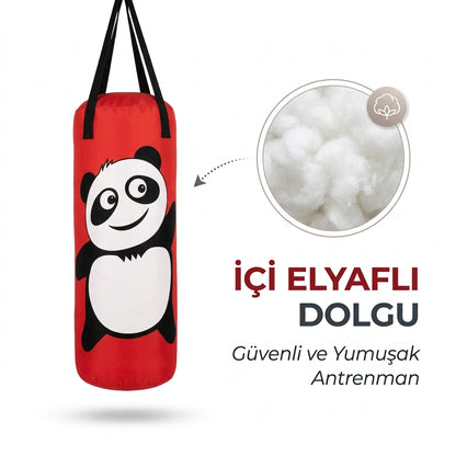 Elyaf Dolgulu Çocuk Boks Torbası