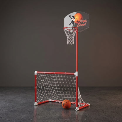 Portatif Çift Fonksiyonlu Basketbol ve Futbol Seti