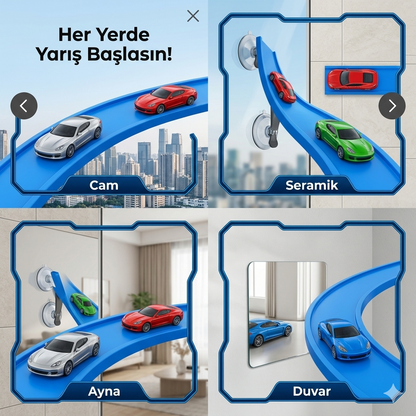 Esnek Yarış-Aksiyon Pisti 4.5 Mt - Flex track