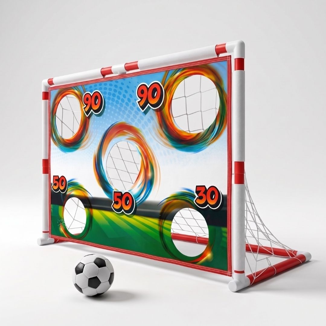 Puan Hedefli Eğitici Futbol Kalesi + Top Hediyeli