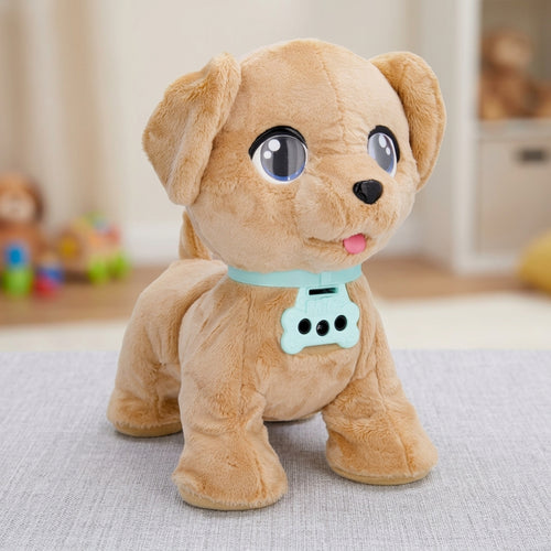 Robot Peluş Köpek - Tasmadan Takip Özellikli- El Hareketine Duyarlı - Sesli