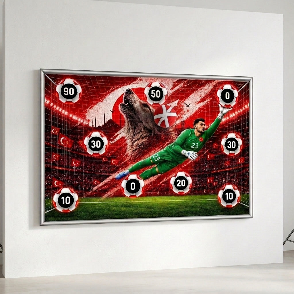 Vur Yapıştır Cırt Cırtlı Futbol Hedef Oyunu