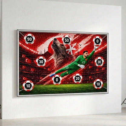 Vur Yapıştır Cırt Cırtlı Futbol Hedef Oyunu